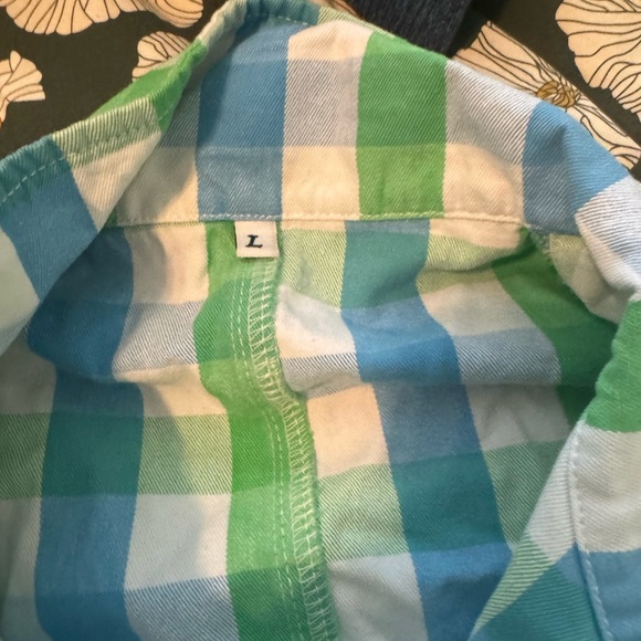 BIG BUD PRESS Blue and Green gingham Jumpsuit - Picture 3 of 3